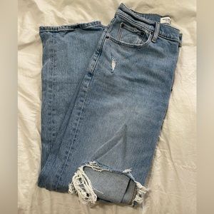 Women's Abercrombie and Fitch 90s Ultra High Rise Straight Jeans